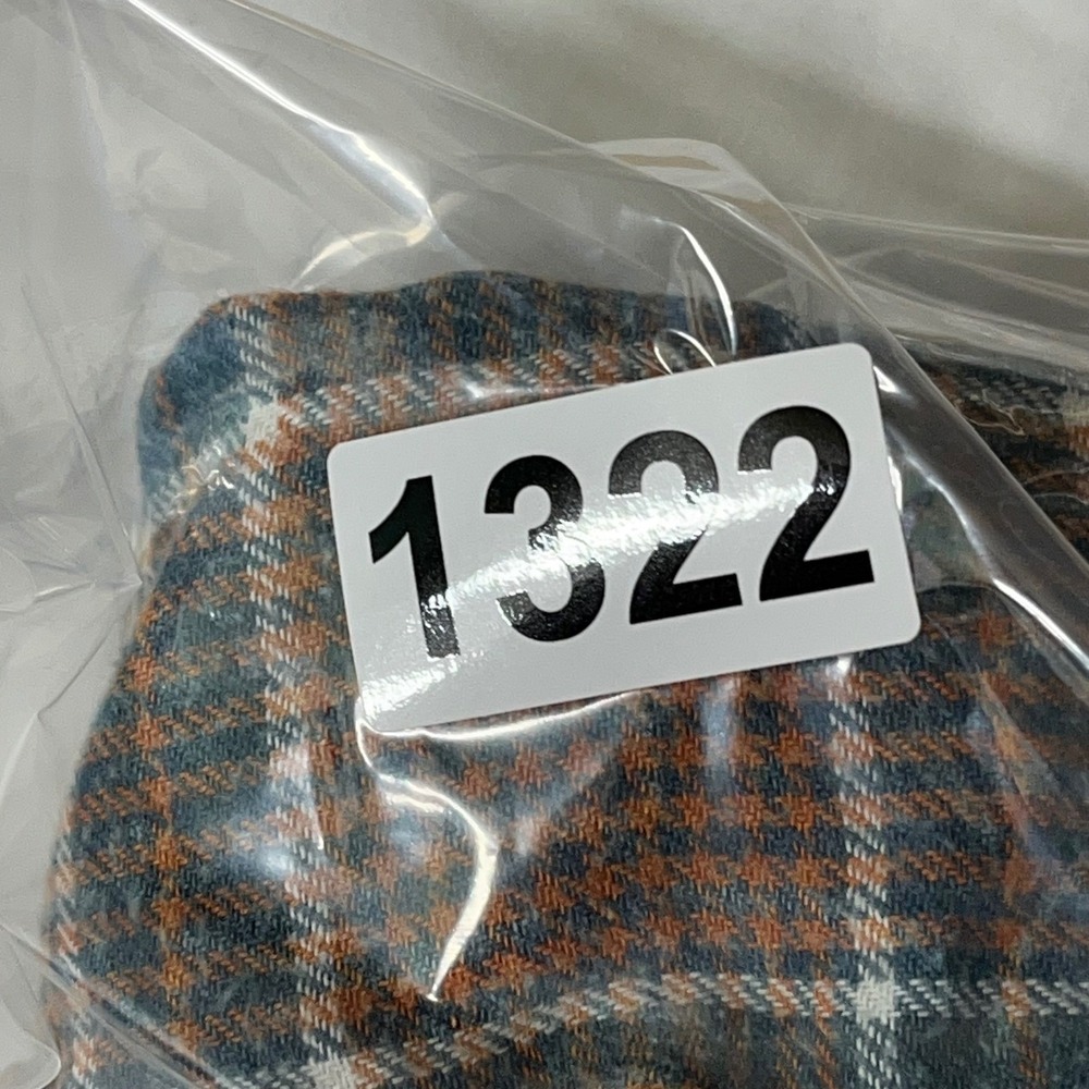 RVCA Women Plaid Flannel Shirt Long Sleeve Button Down Orange gray White Size S - Picture 8 of 8